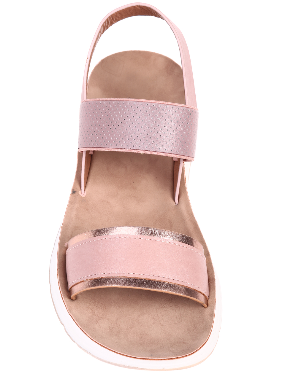 Ежедневни дамски сандали в розово 4F-22210 pink