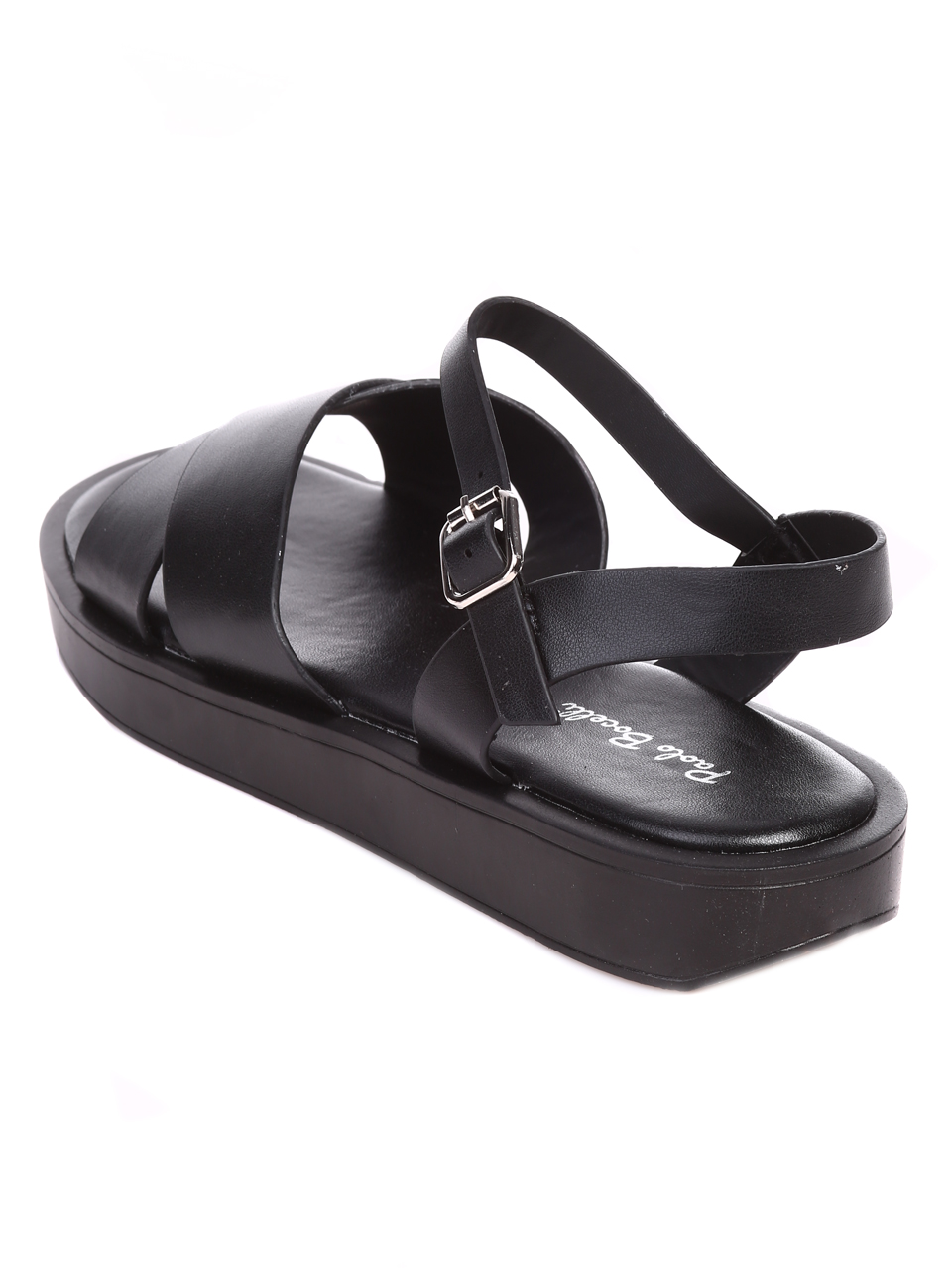 Ежедневни дамски сандали в черно 4C-22159 black