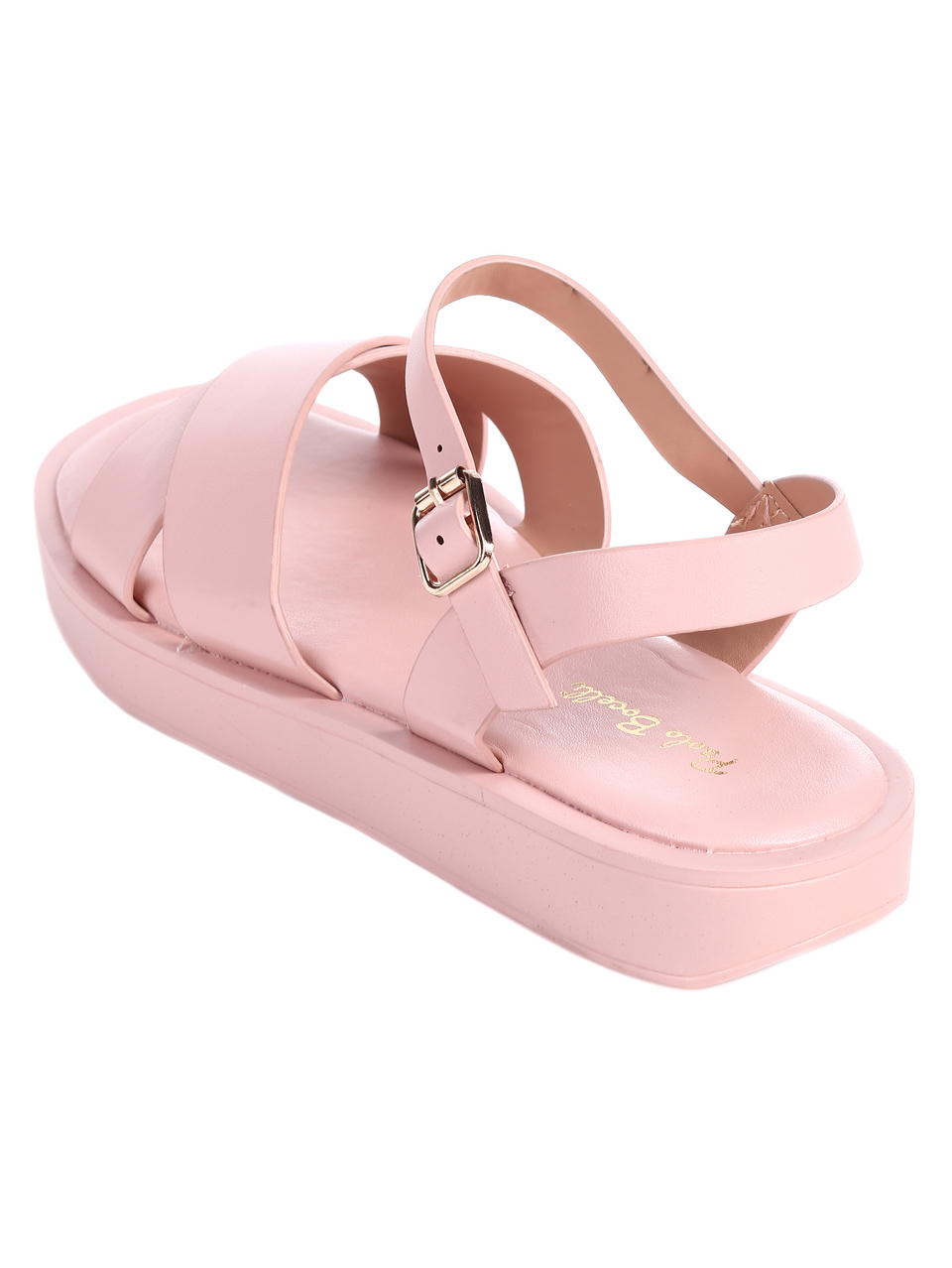 Ежедневни дамски сандали в розово 4C-22159 pink