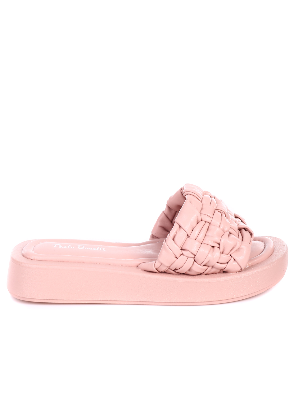 Ежедневни дамски комфортни чехли в розово 5C-22162 pink