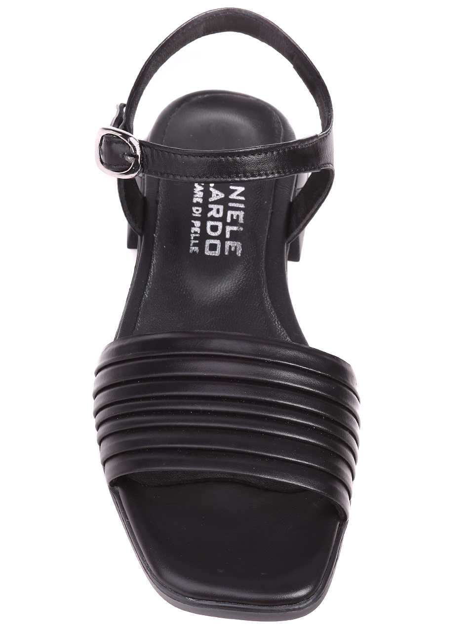 Ежедневни дамски сандали от естествена кожа 4AT-22352 black