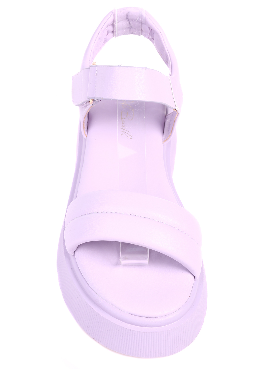 Ежедневни дамски сандали на платформа 4A-22264 purple
