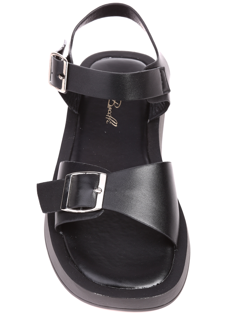 Ежедневни дамски сандали на платформа 4A-22268 black
