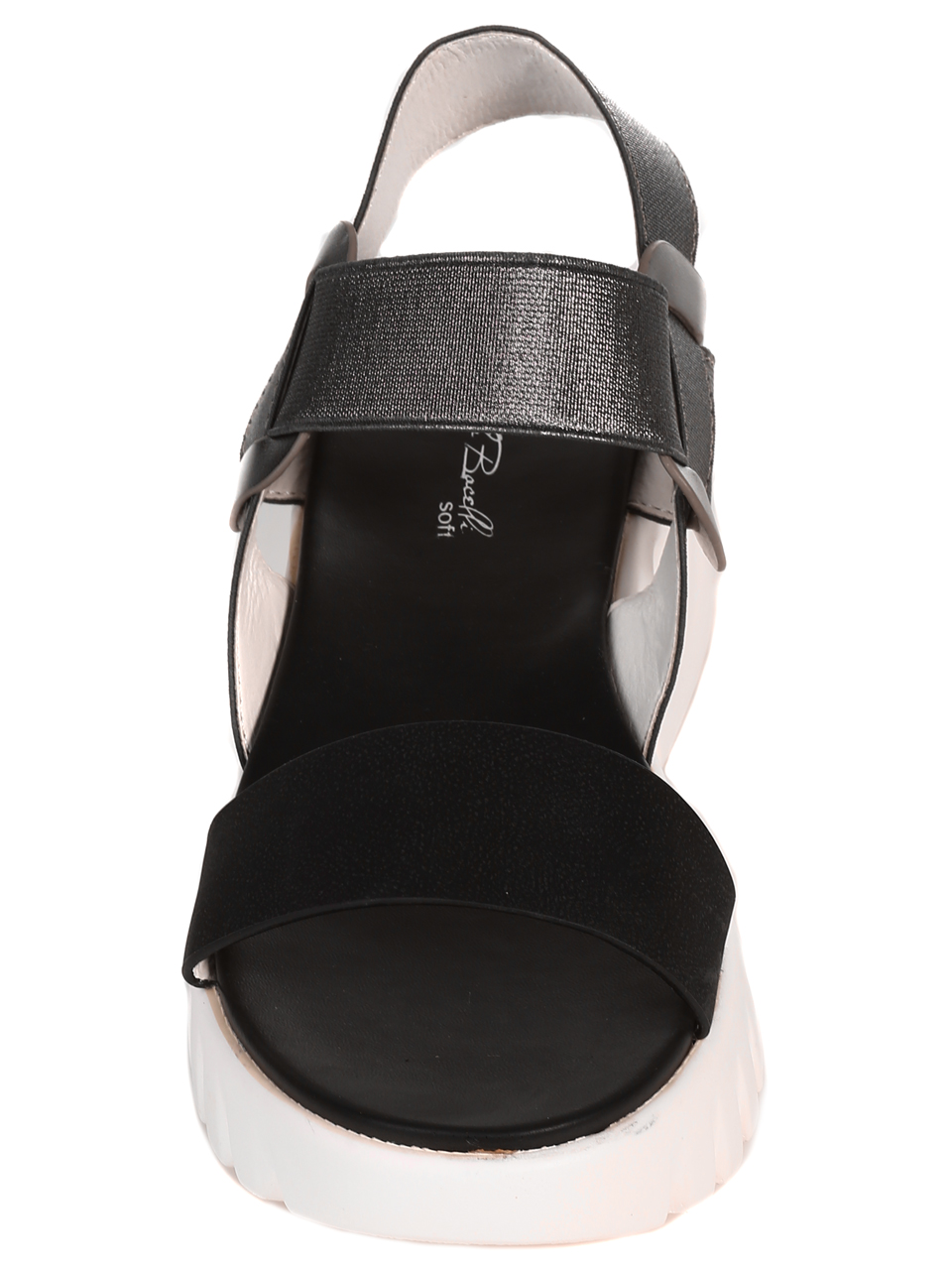 Ежедневни дамски комфортни сандали на платформа 4H-22241 black