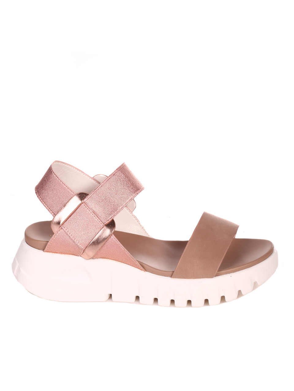 Ежедневни дамски комфортни сандали на платформа 4H-22241 pink