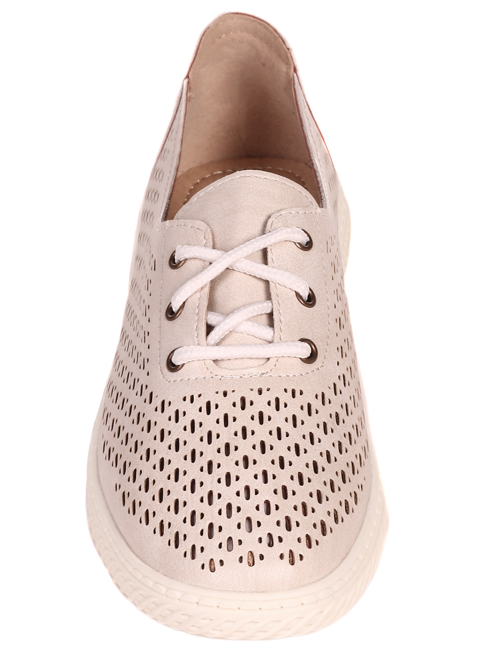 Ежедневни дамски обувки в бяло 3H-22244 off white