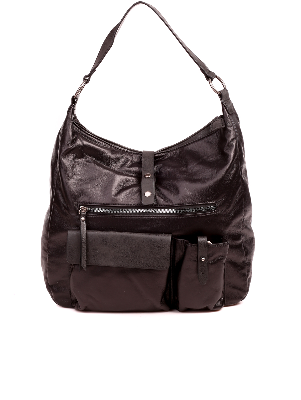 Ежедневна дамска чанта в черно 9Q-22607 black