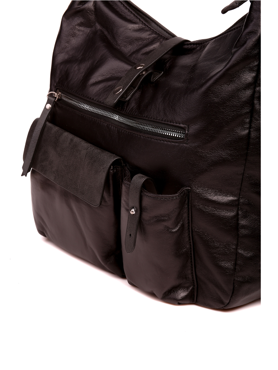 Ежедневна дамска чанта в черно 9Q-22607 black