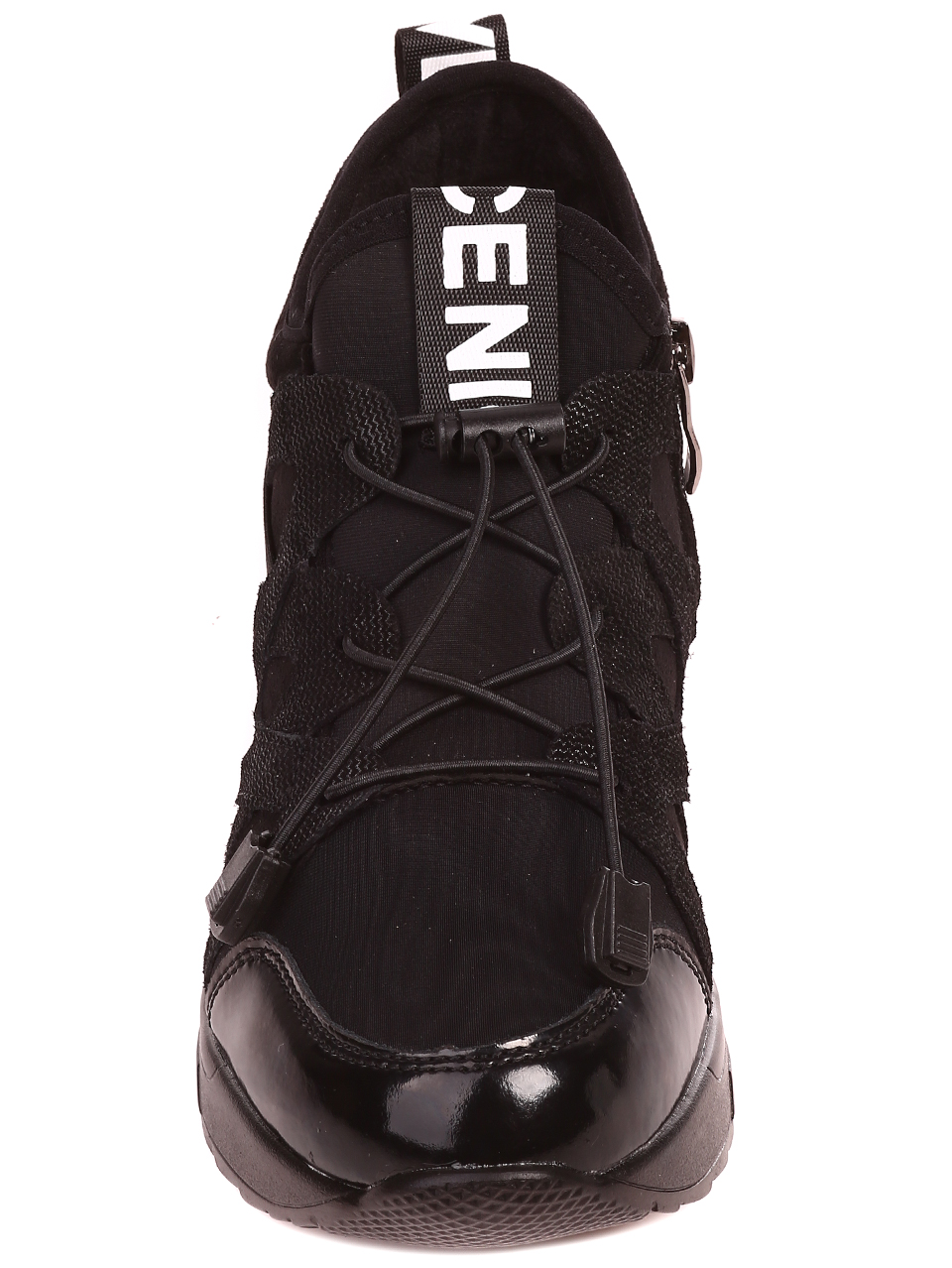 Ежедневни дамски обувки от естествена кожа в черно 3AF-22645 black