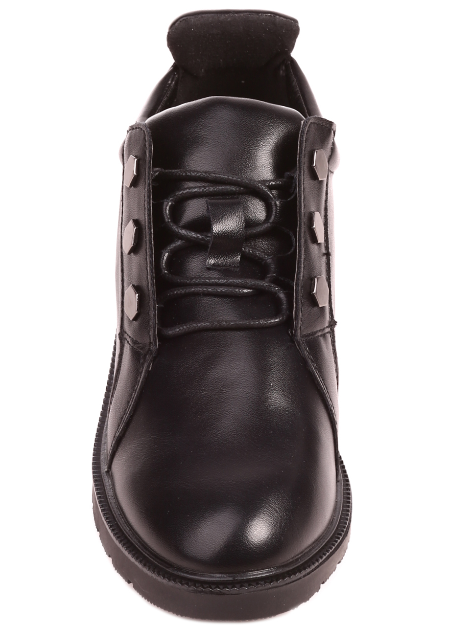 Ежедневни дамски обувки в черно 3R-22526 black pu