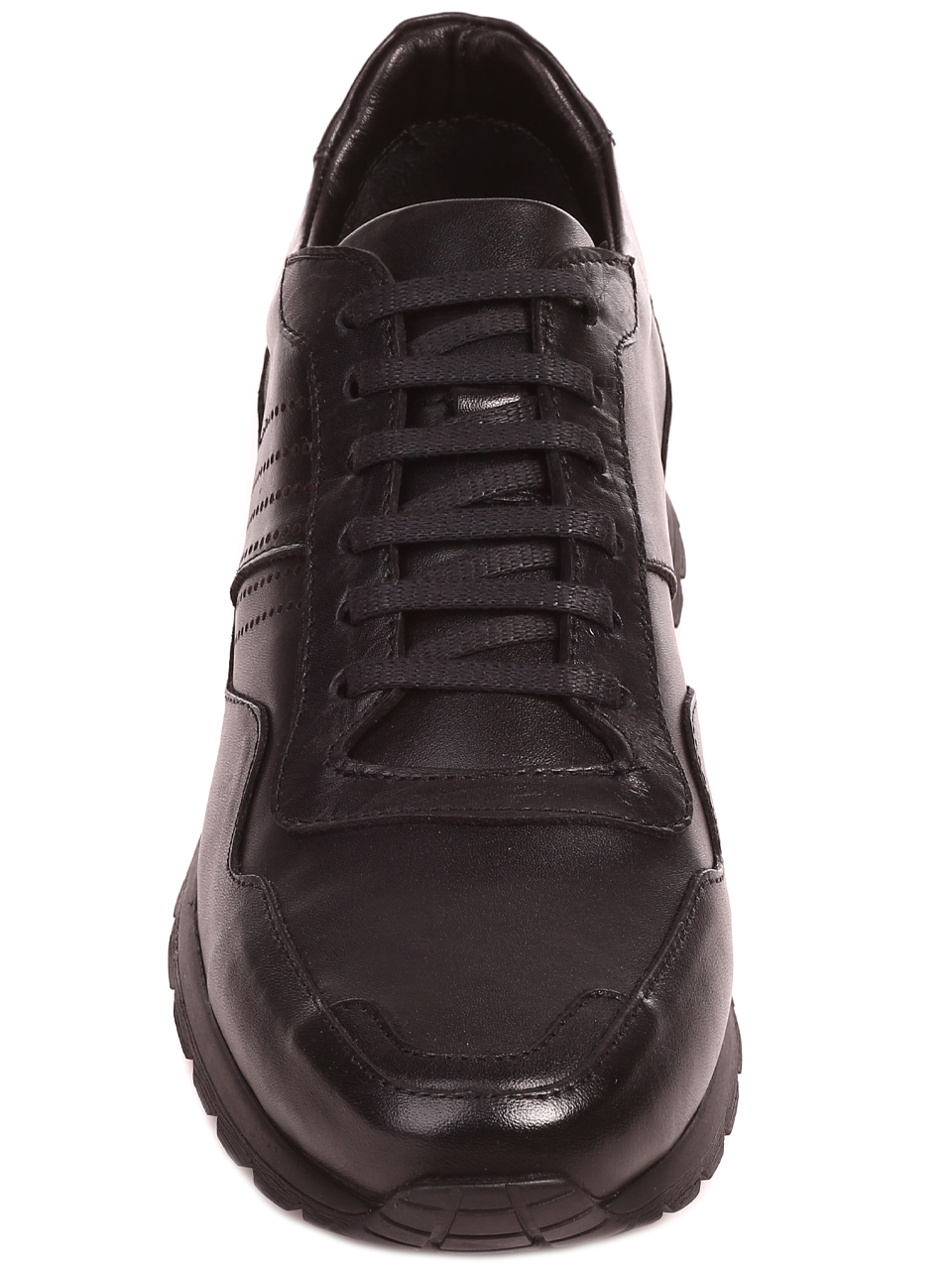 Ежедневни мъжки обувки от естествена кожа 7AT-22758 black