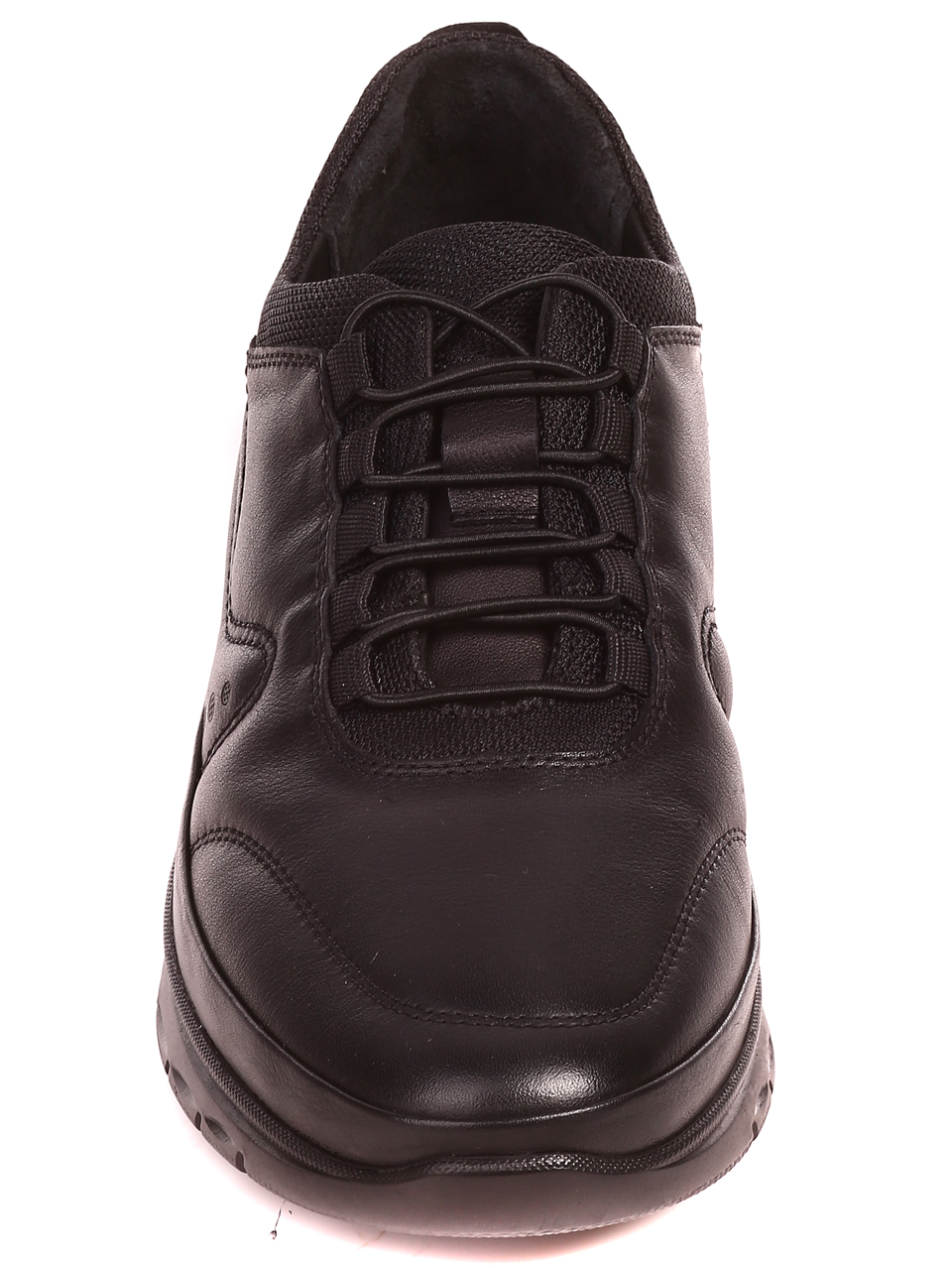 Ежедневни мъжки обувки от естествена кожа 7AT-22696 black