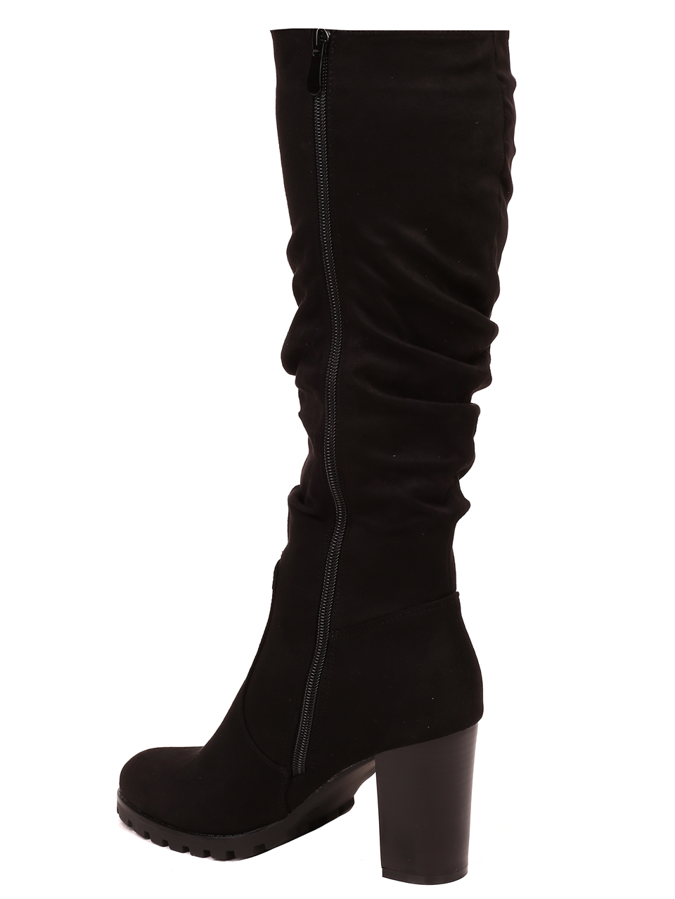 Елегантни дамски ботуши в черно 1R-22564 black