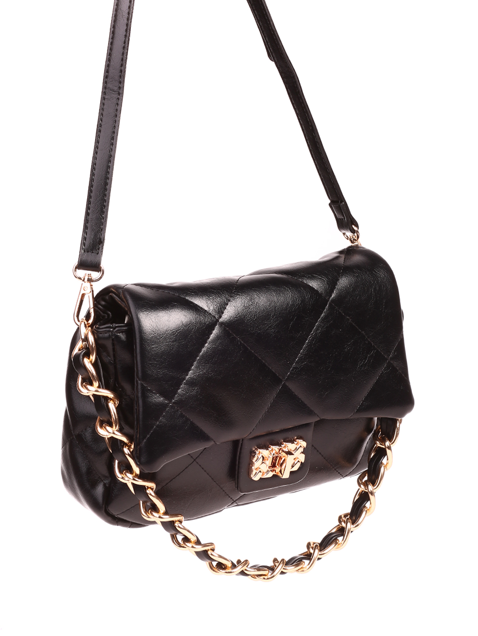 Елегантна дамска чанта в черно 9Q-22612 black