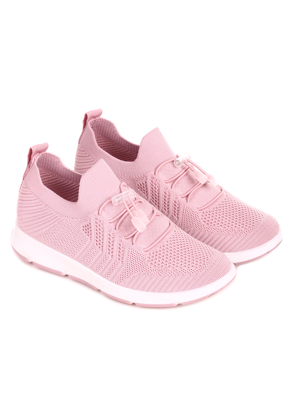 Ежедневни дамски комфортни обувки в розово 3U-22710 pink