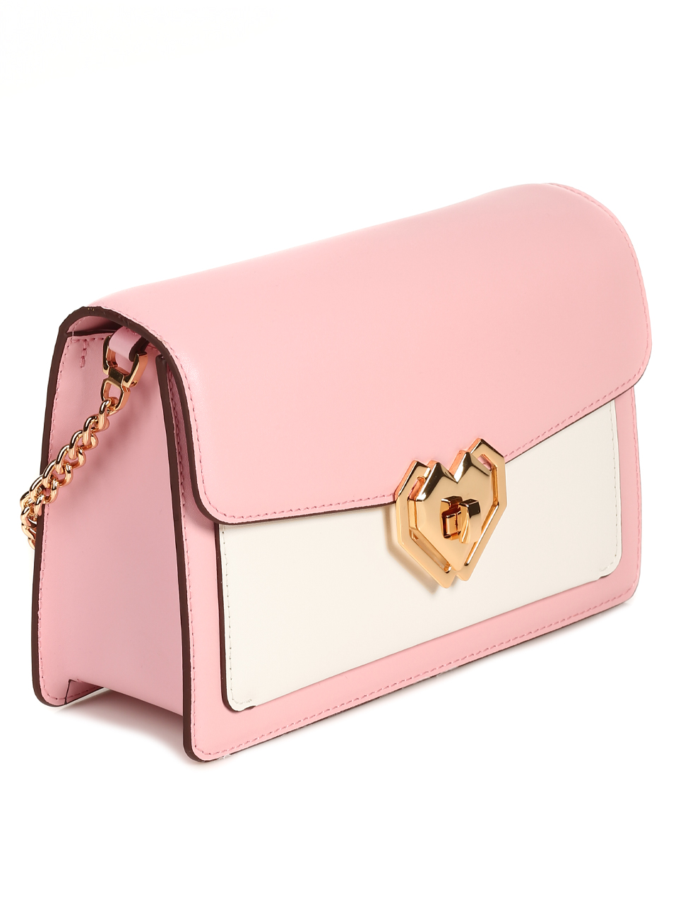 Елегантна дамска чанта в розово от естествена кожа P20804 pink