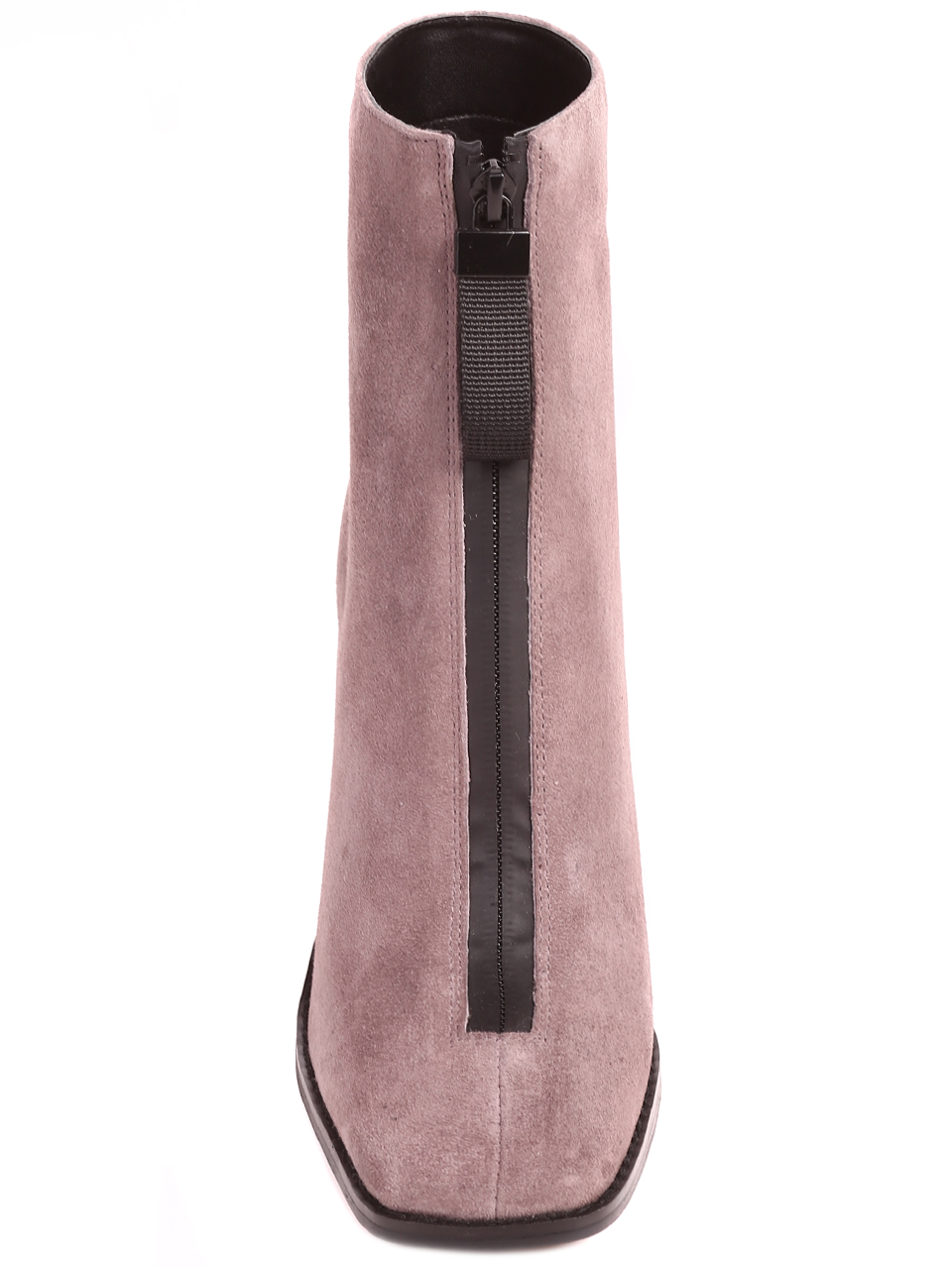 Елегантни дамски боти от велур в сиво H1293-3 grey