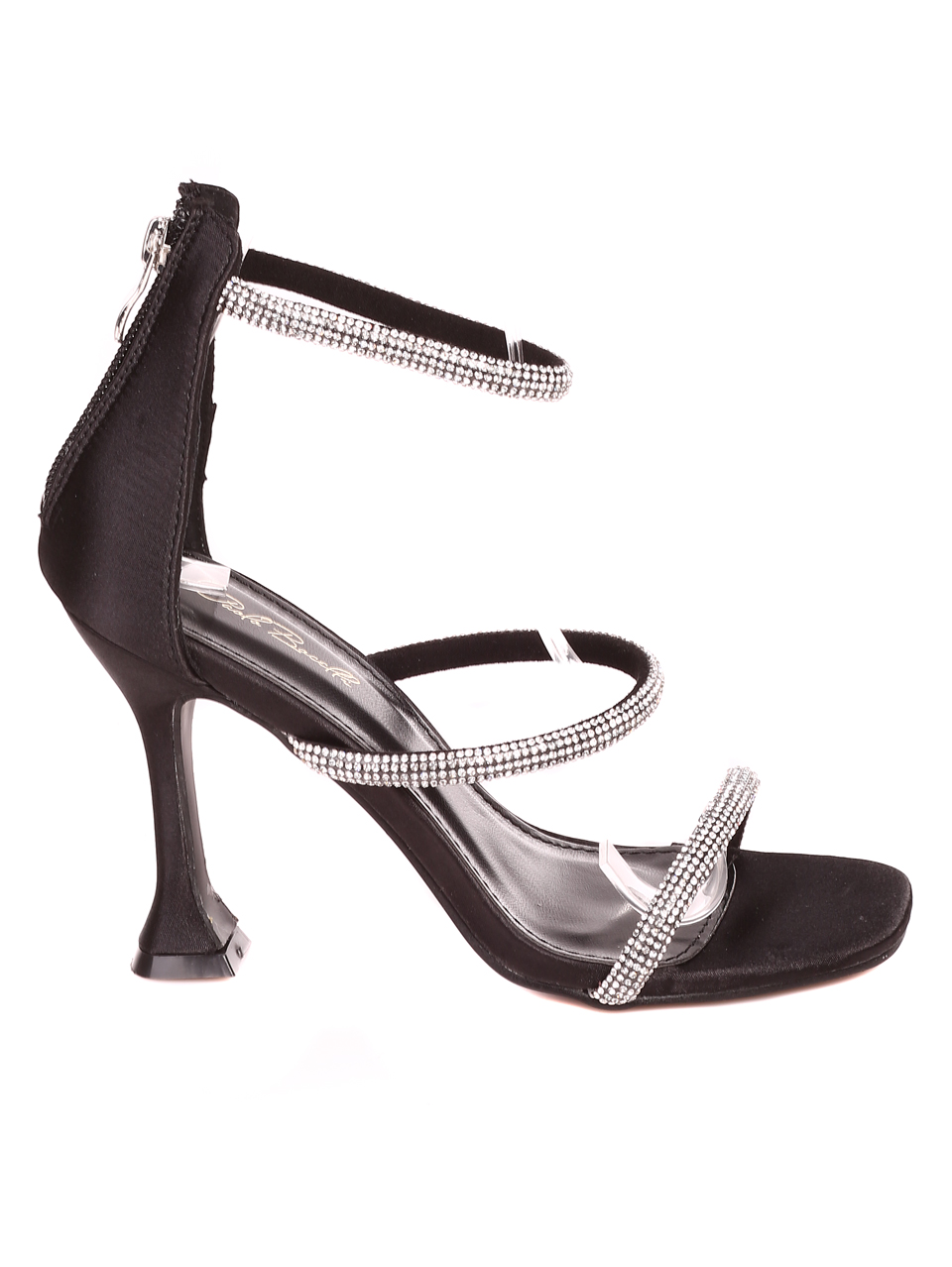 Елегантни дамски сандали на висок ток 4M-23018 black