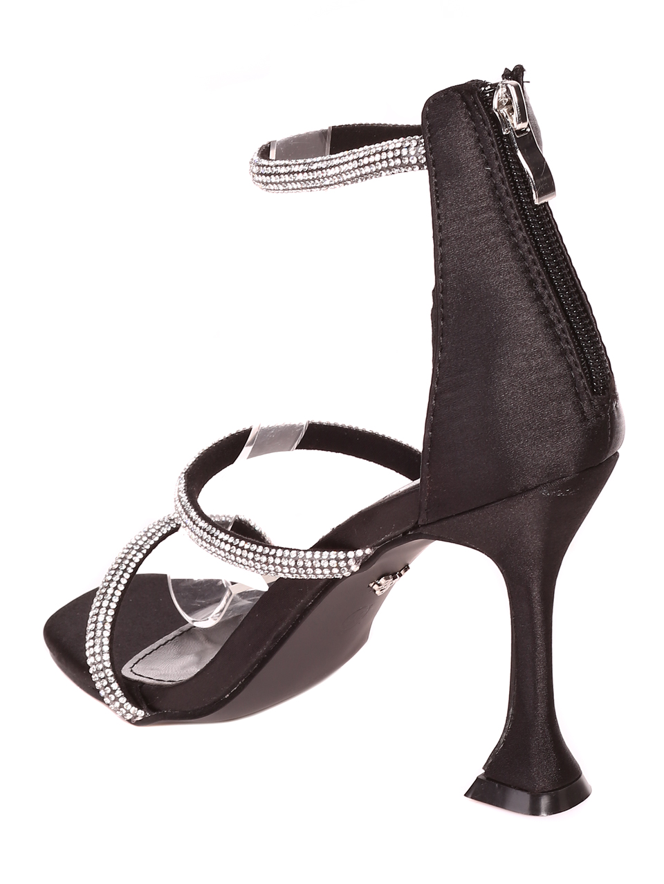 Елегантни дамски сандали на висок ток 4M-23018 black