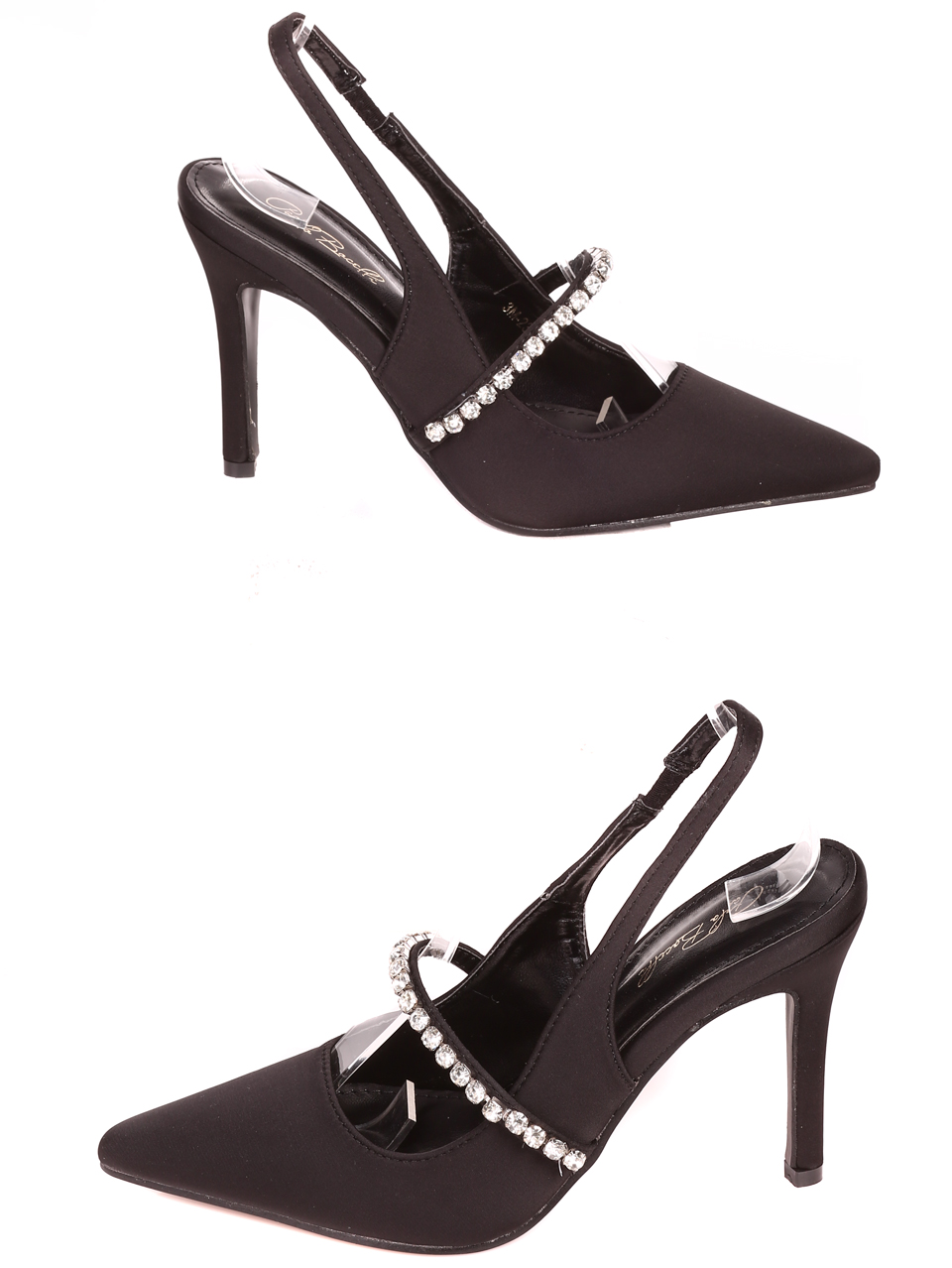 Елегантни дамски обувки на висок ток 3M-23028 black
