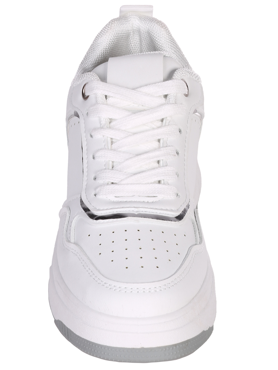 Ежедневни дамски обувки на платформа 3U-23048 white