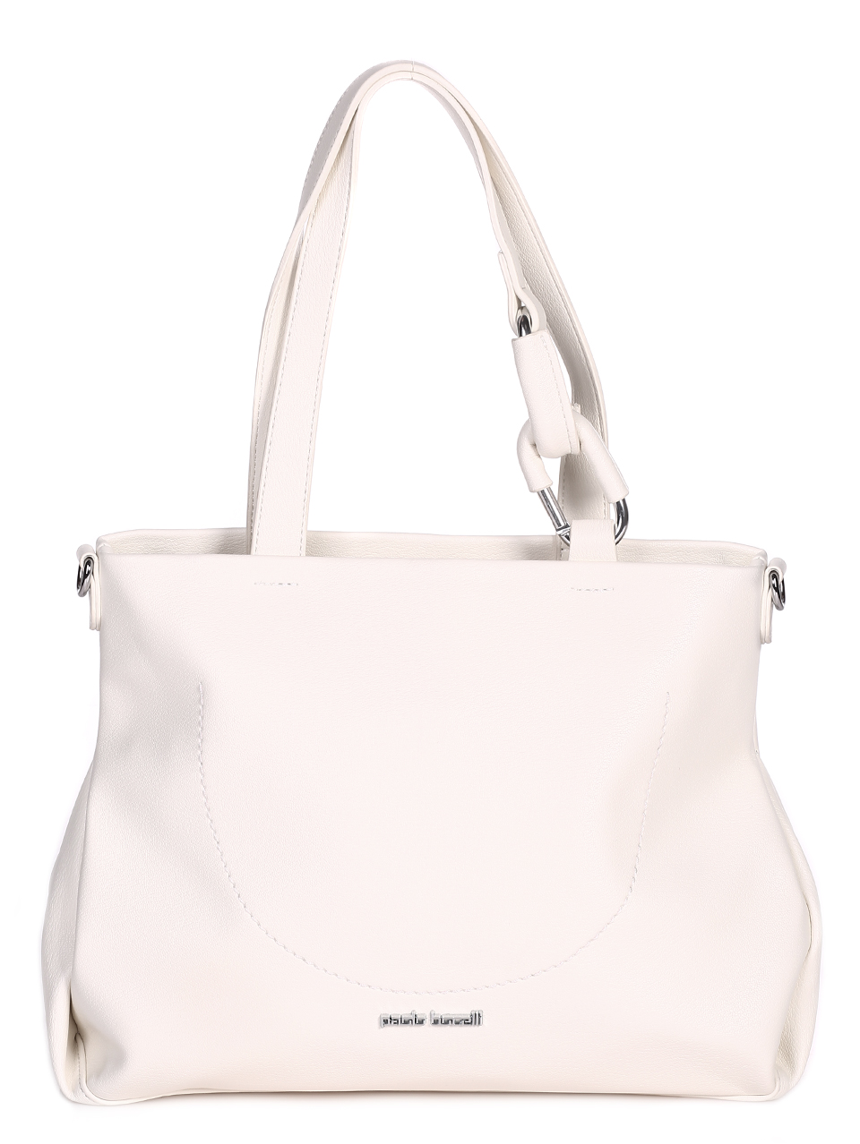 Ежедневна дамска голяма чанта в бяло 9Q-23076 white