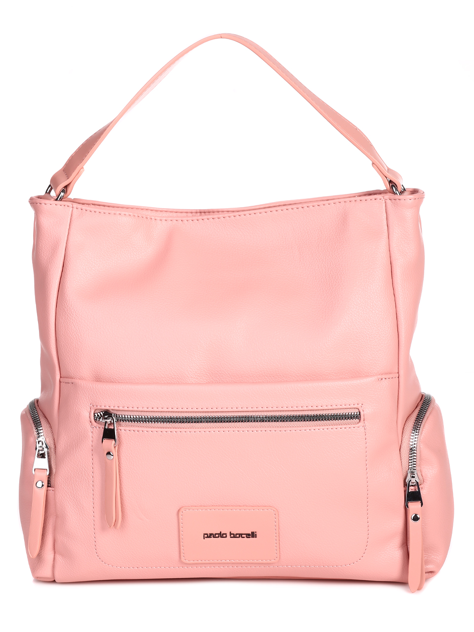 Ежедневна голяма дамска чанта в розово 9Q-23080 pink