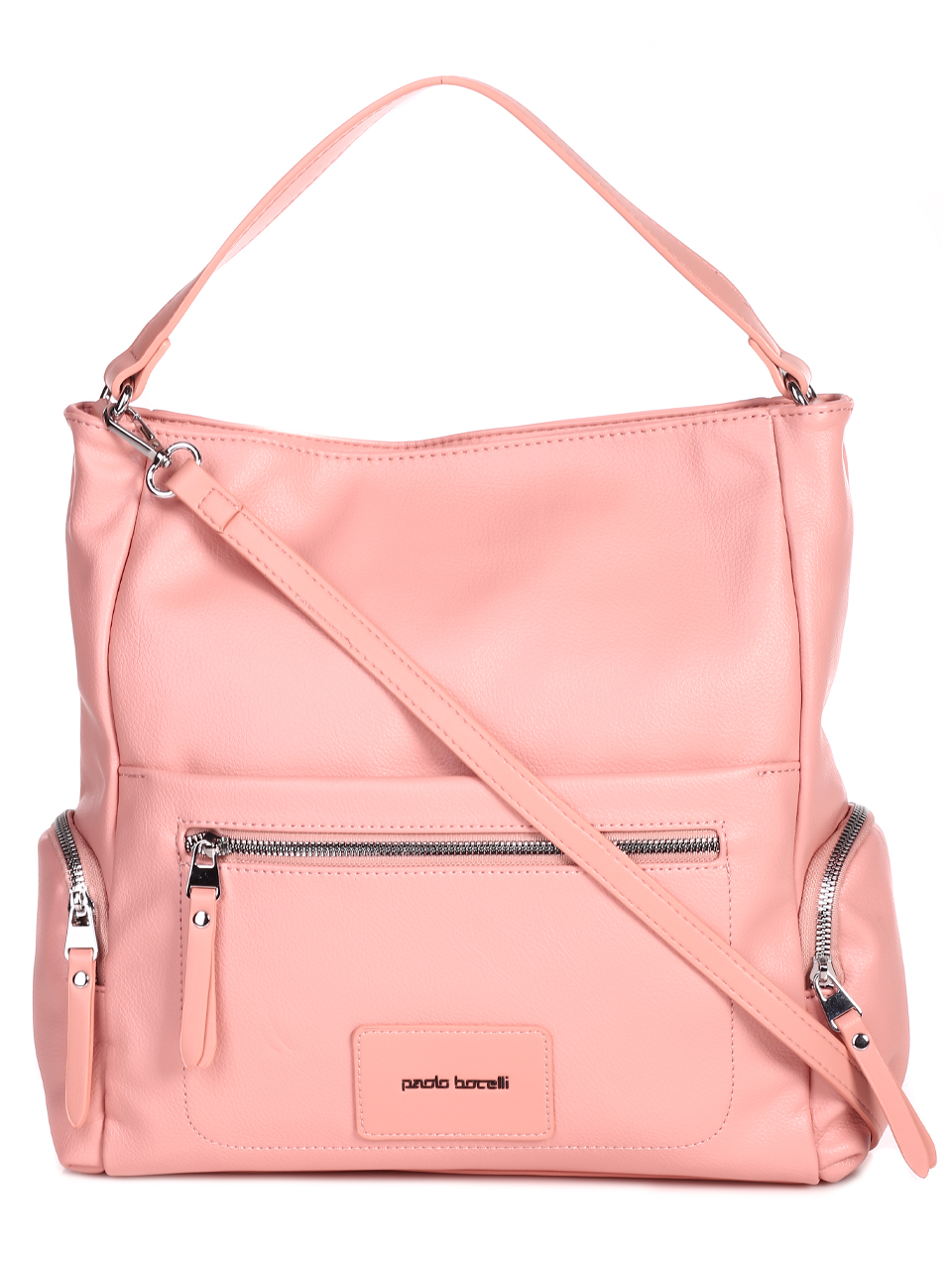 Ежедневна голяма дамска чанта в розово 9Q-23080 pink