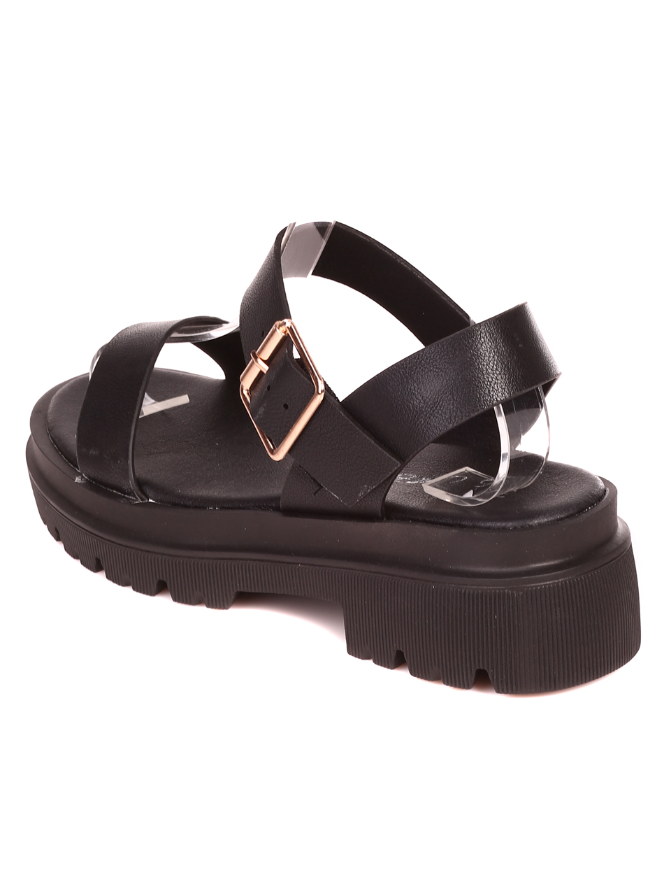 Ежедневни дамски сандали в черно 4H-23110 black