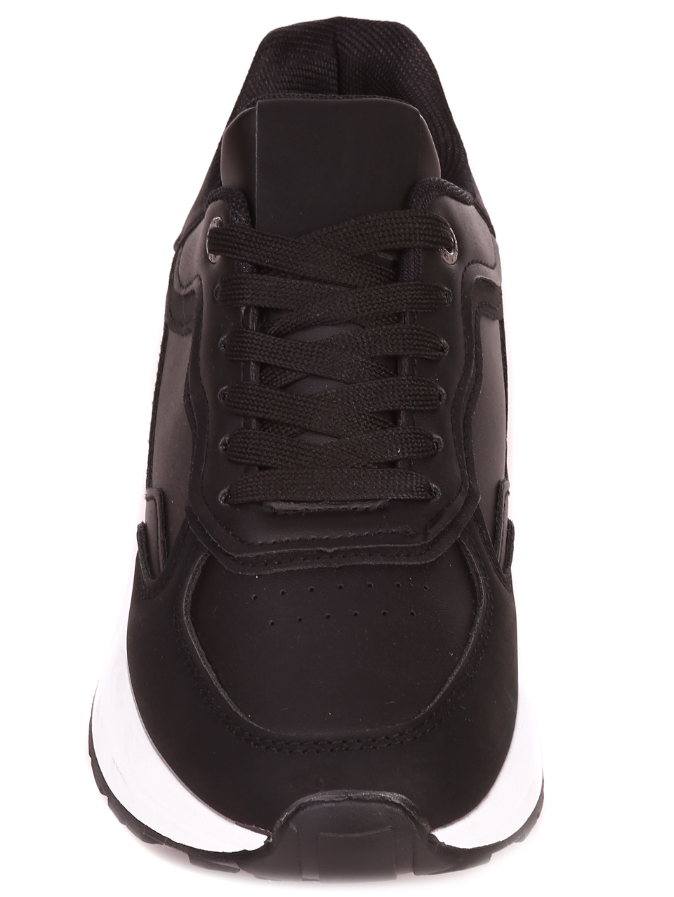 Ежедневни дамски комфортни  обувки в черно 3U-23052 black