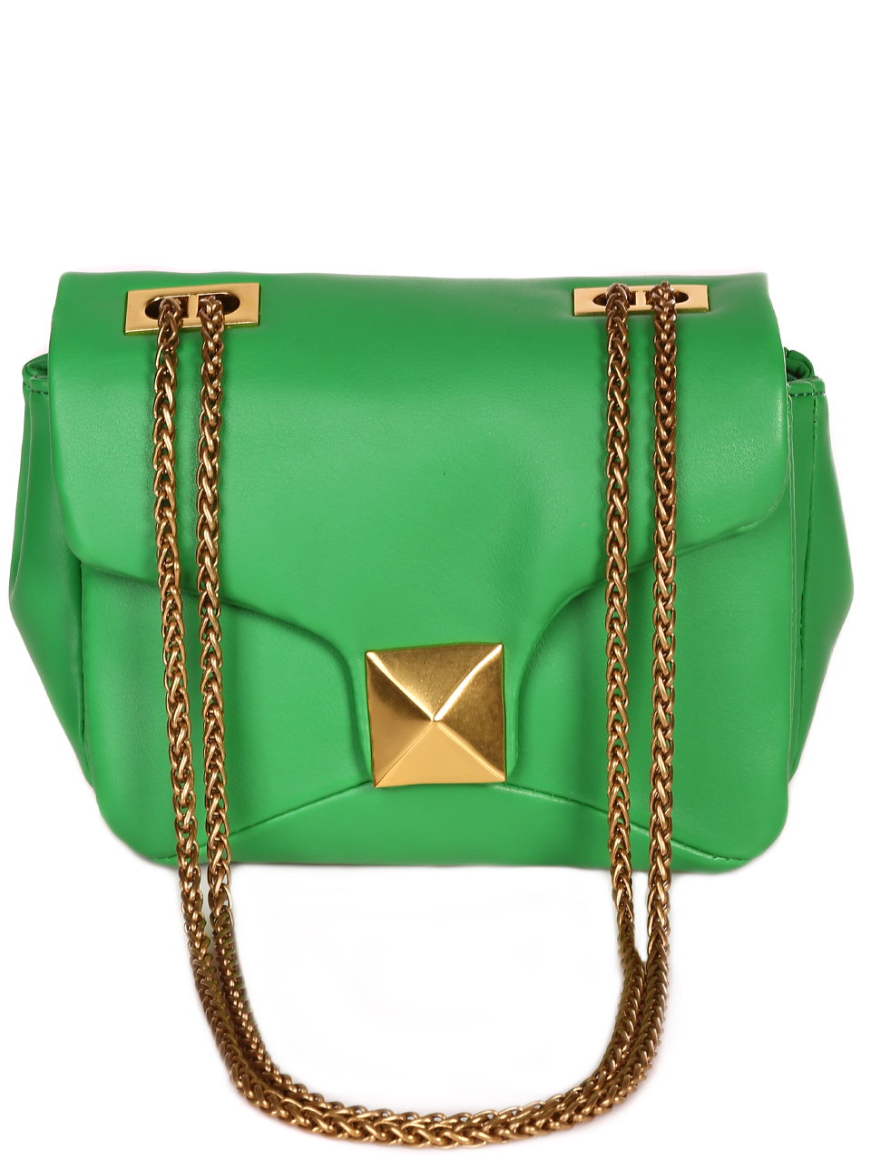 Дамска малка чанта с дълга дръжка 9Q-23066 green