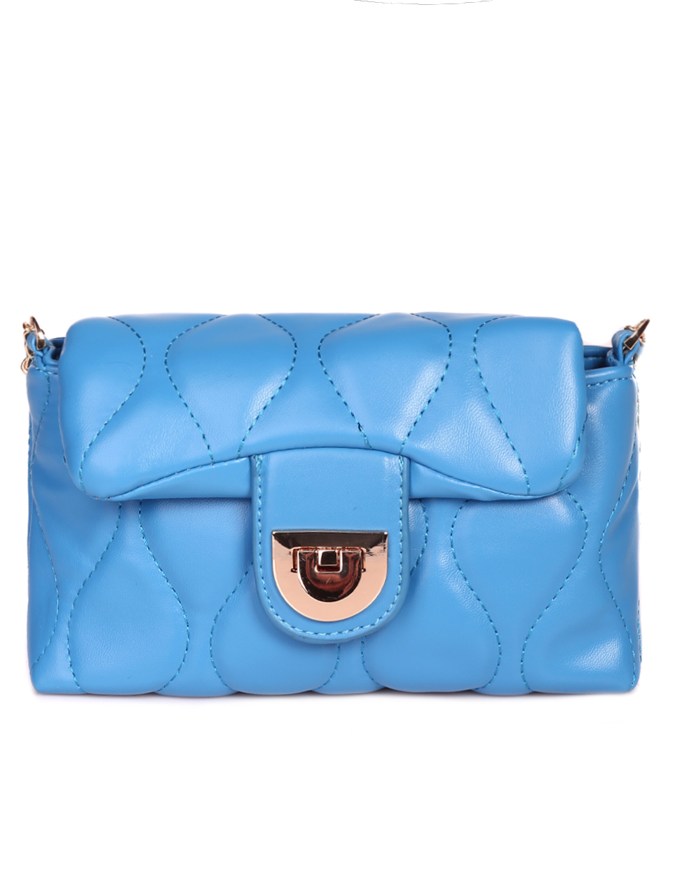 Дамска малка чанта с дълга дръжка 9Q-23070 blue