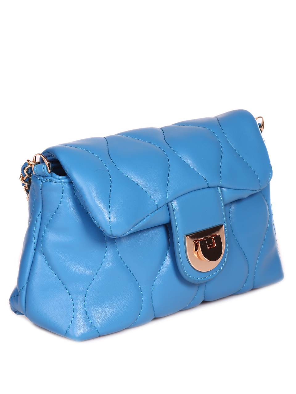 Дамска малка чанта с дълга дръжка 9Q-23070 blue