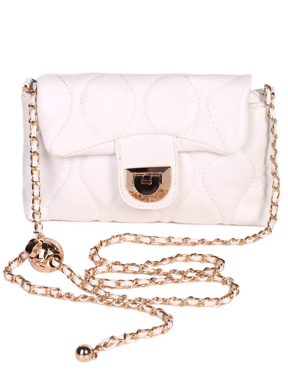 Дамска малка чанта с дълга дръжка 9Q-23070 white