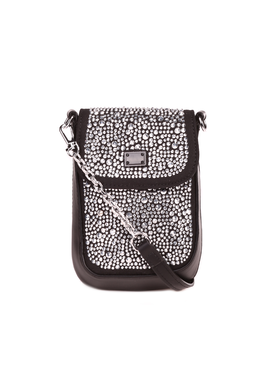 Малка чанта с декоративни камъни 9Q-23079 black
