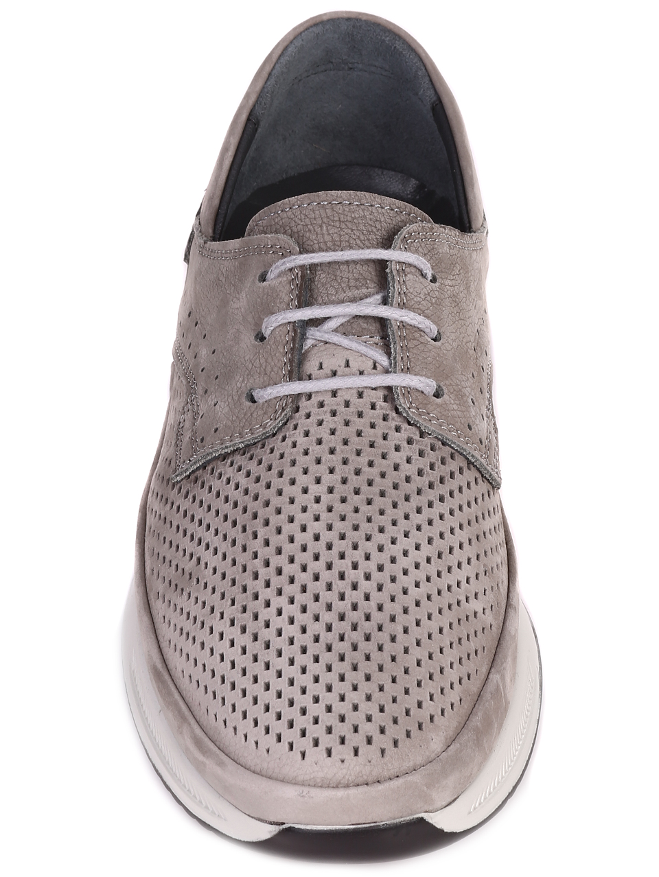 Ежедневни мъжки обувки от набук 7AT-23307 grey