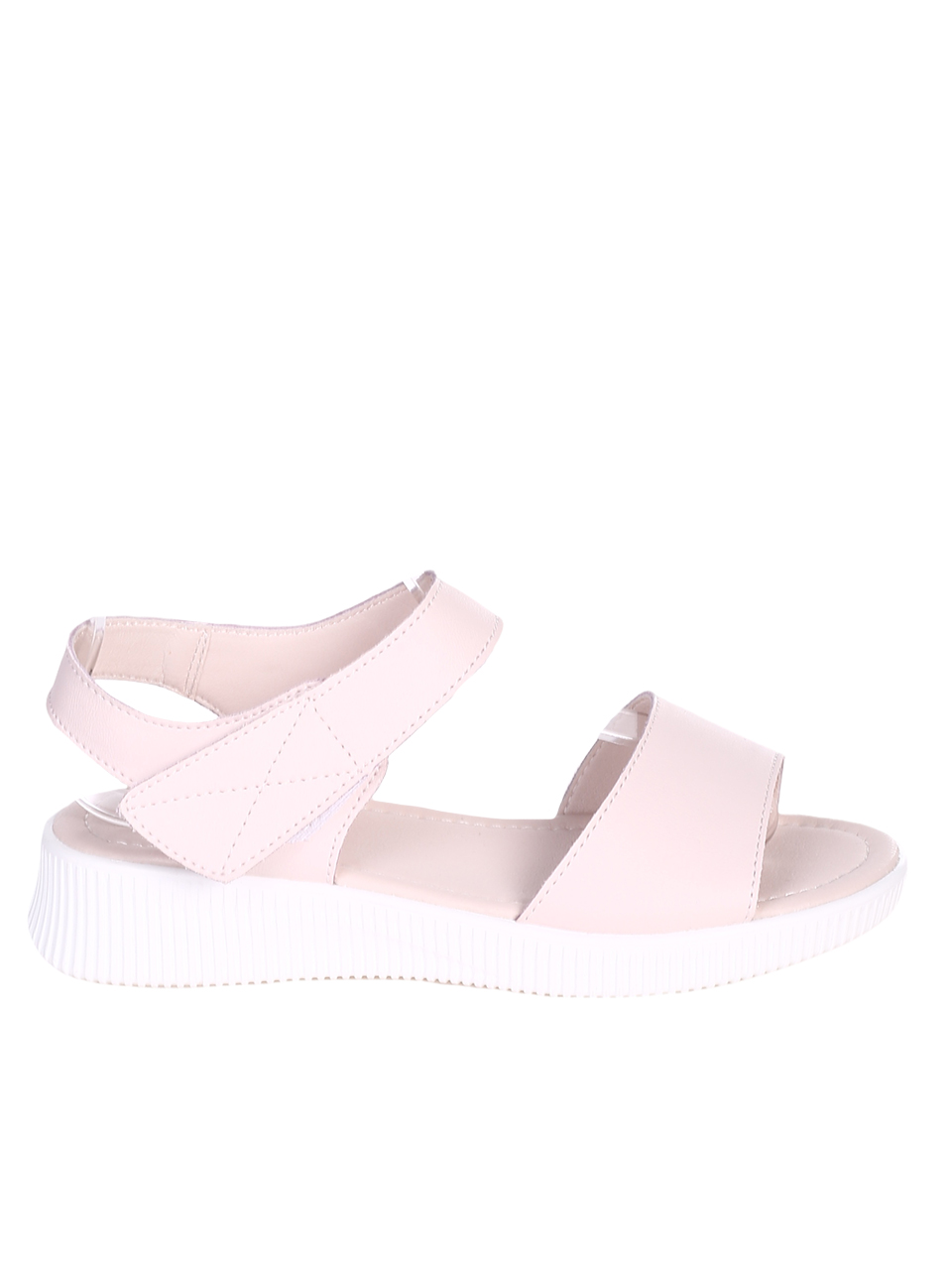 Ежедневни дамски сандали от естетвена кожа в розово 4AF-23168 pink