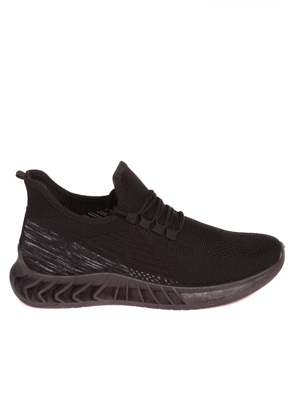 Ежедневни мъжки комфортни обувки в черно 7U-23237 black