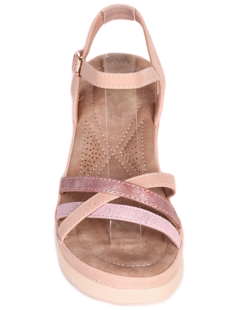 Ежедневни дамски сандали на платформа 4H-23114 pink (22237)