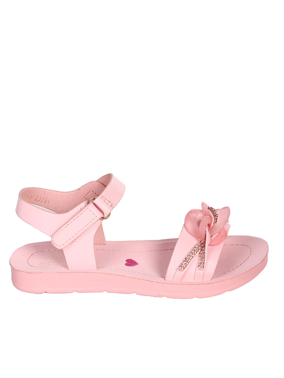 Ежедневни детски комфортни сандали в розово 17F-23241 pink