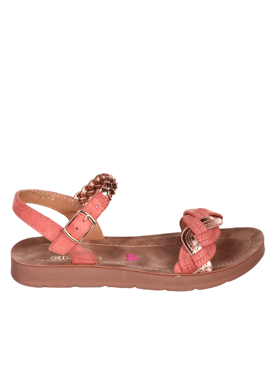 Ежедневни детски сандали в розово 17F-23243 pink