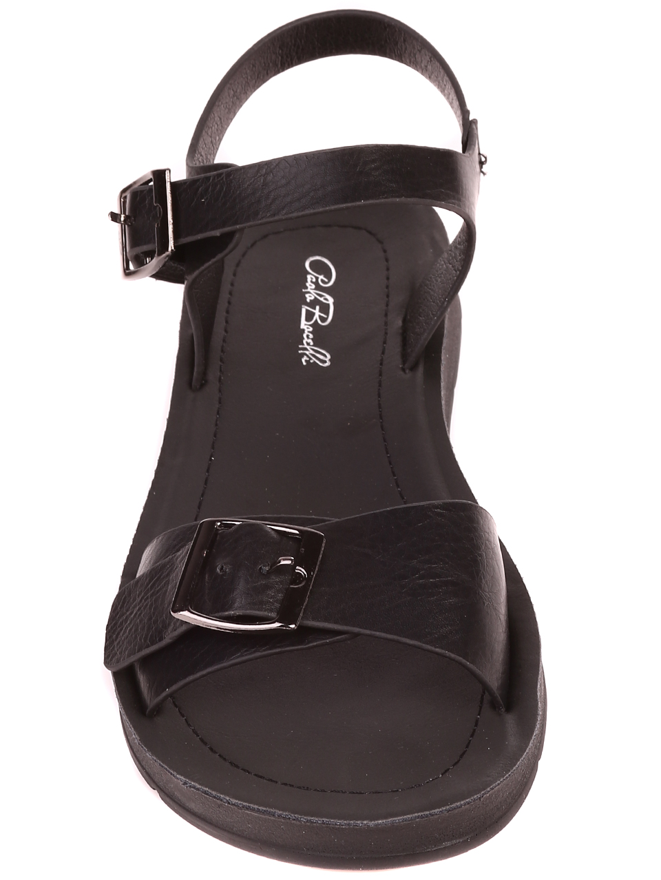 Ежедневни дамски равни сандали в черно 4F-23262 black