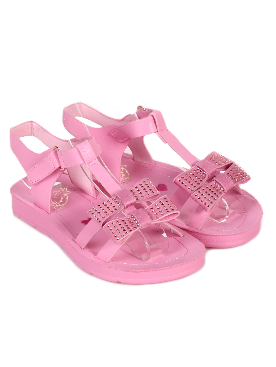 Ежедневни детски комфортни сандали в розово 17F-23239 pink