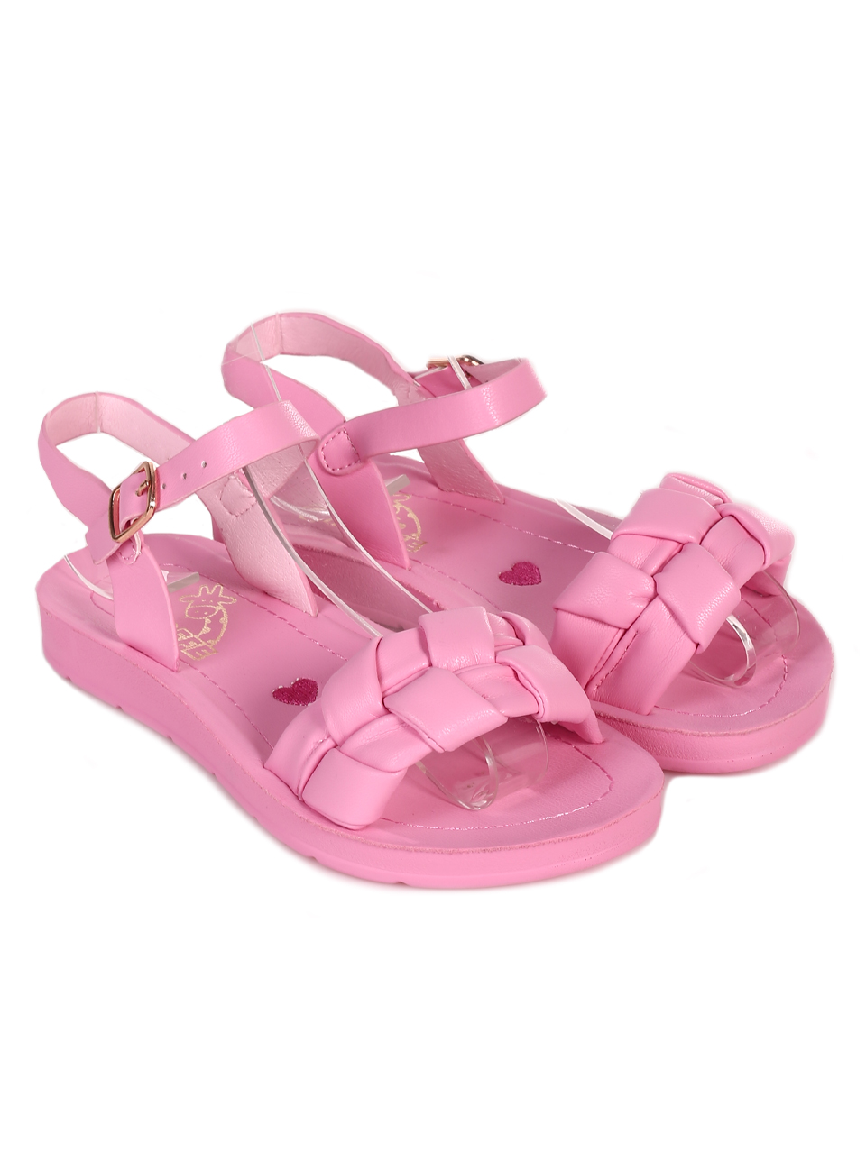 Ежедневни детски комфортни сандали в розово 17F-23240 pink