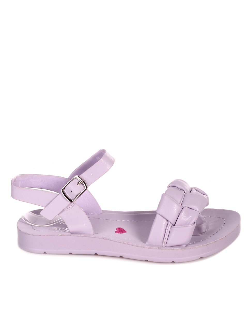 Ежедневни детски комфортни сандали в лилаво 17F-23240 purple
