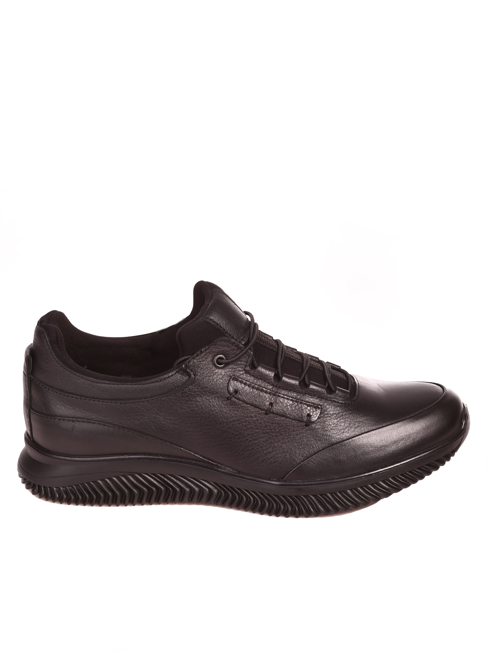 Мъжки обувки от естествена кожа в черно 5158 black