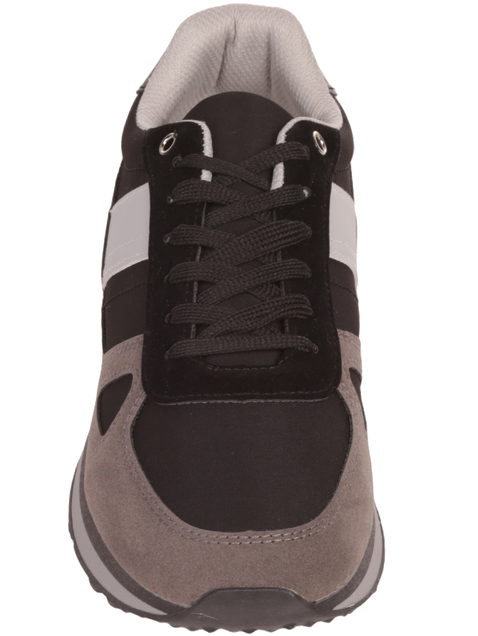 Мъжки обувки в черно и сиво 7U-23574 taupe