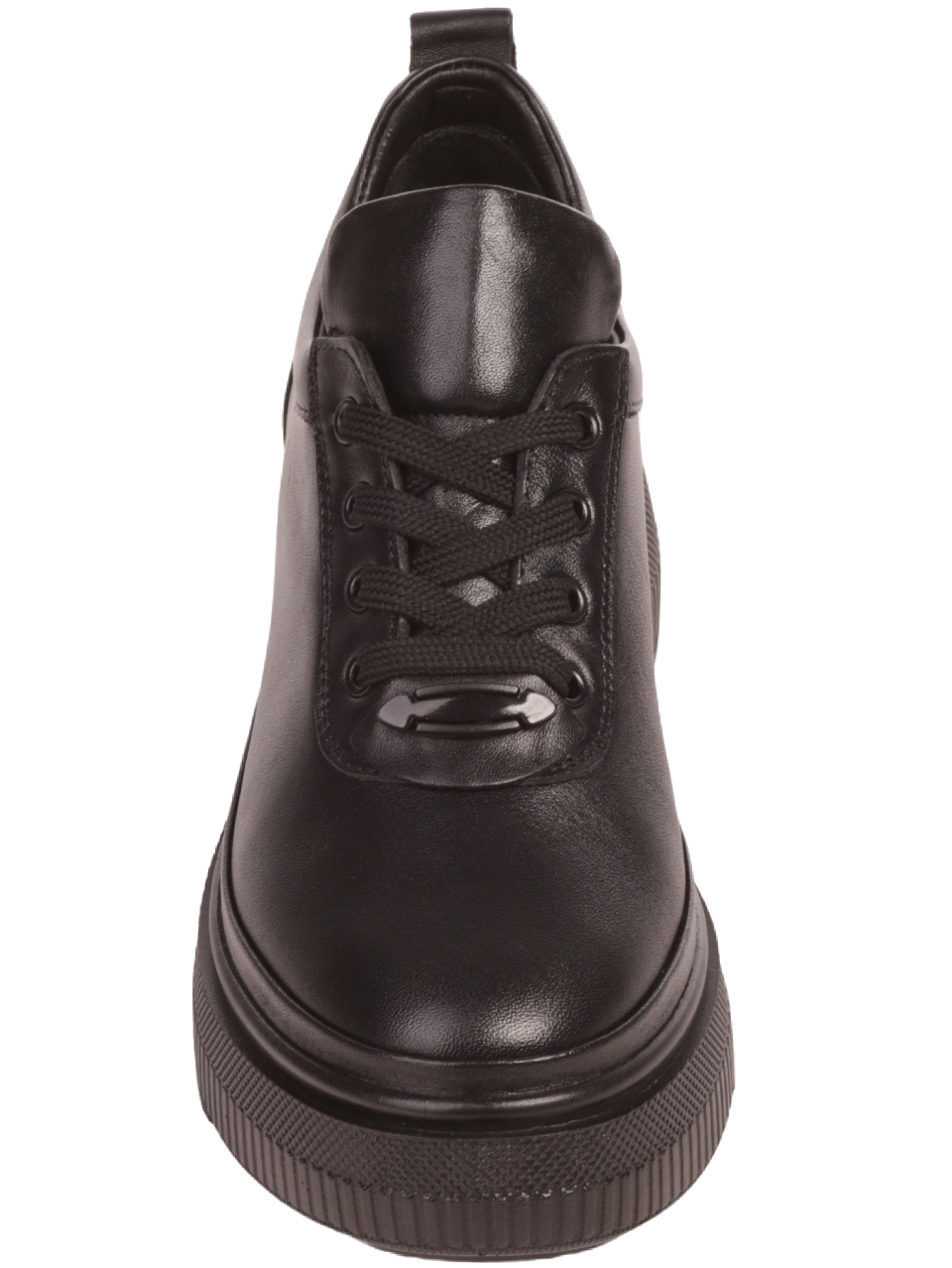 Дамски обувки от естествена кожа в черно 3AT-23723 black