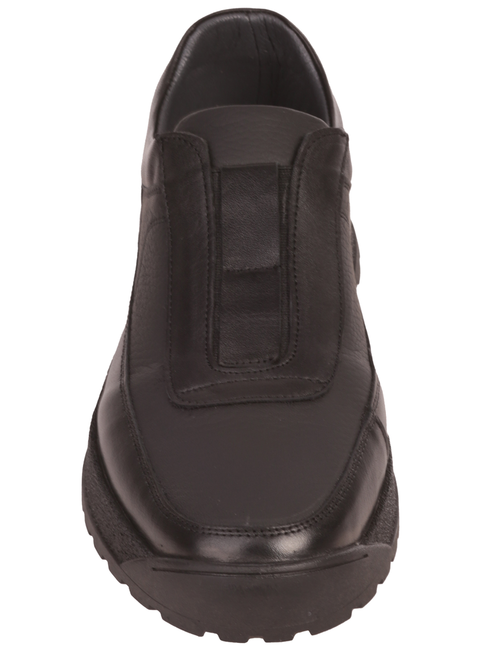 Мъжки обувки от естествена кожа в черно 7AT-23732 black