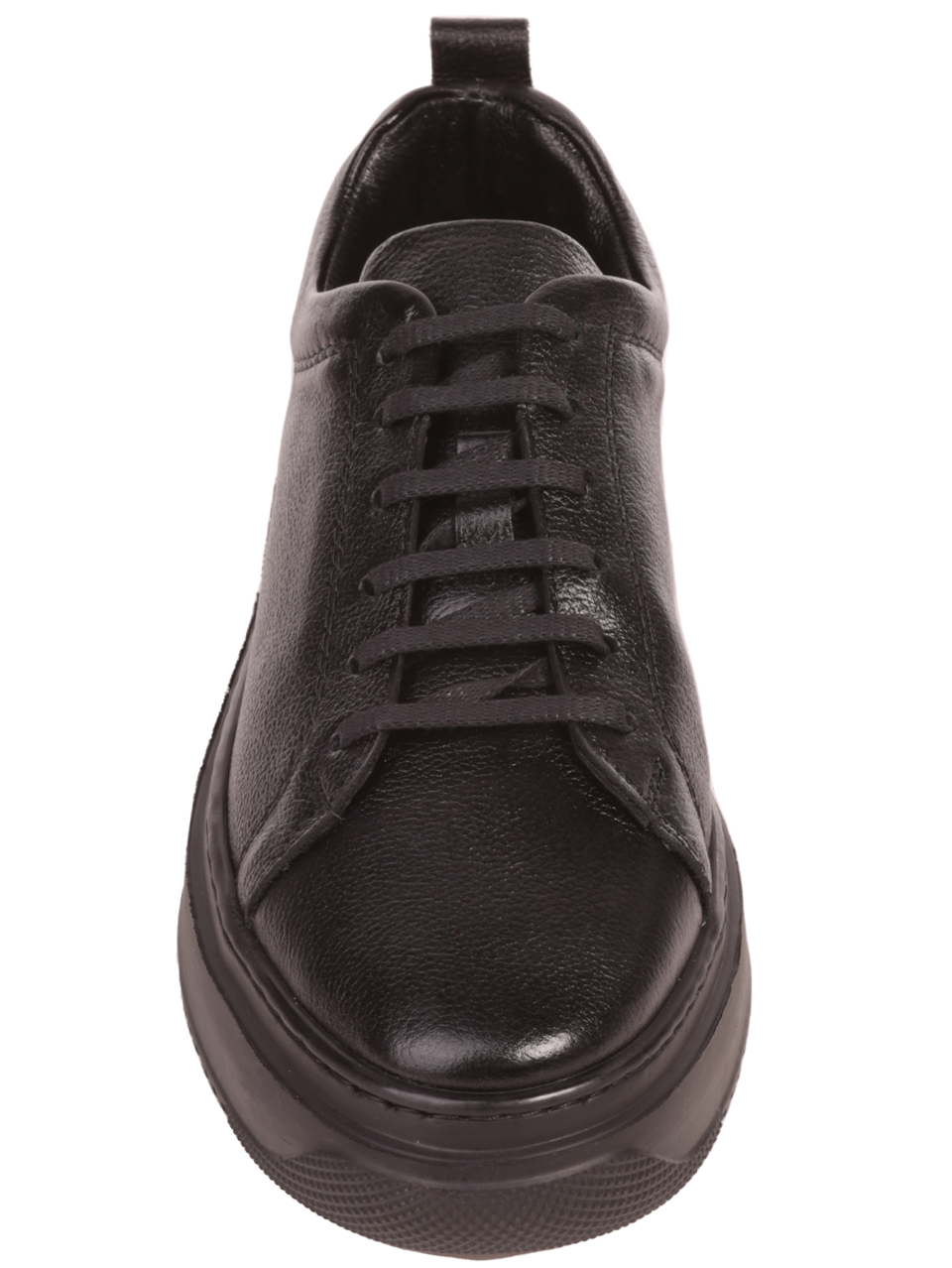 Мъжки обувки от естествена кожа в черно 7AT-23736 black